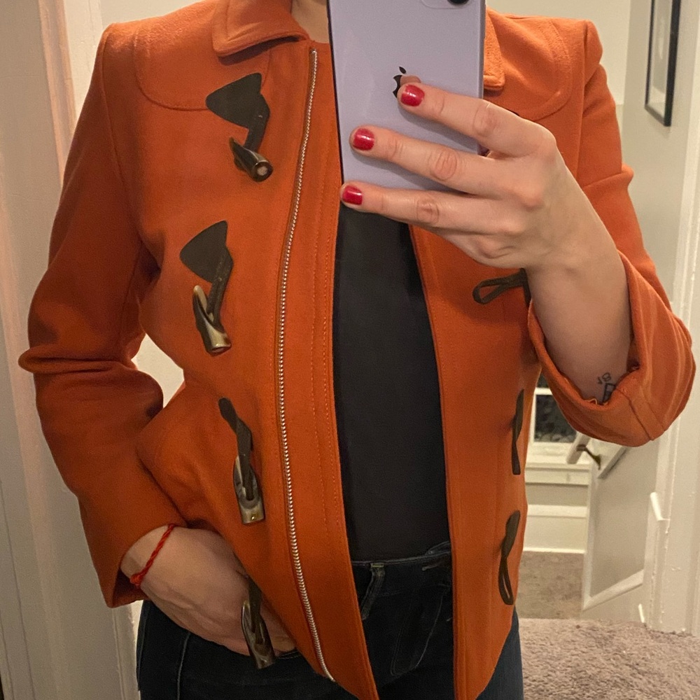 Gap Orange Peacoat size XS